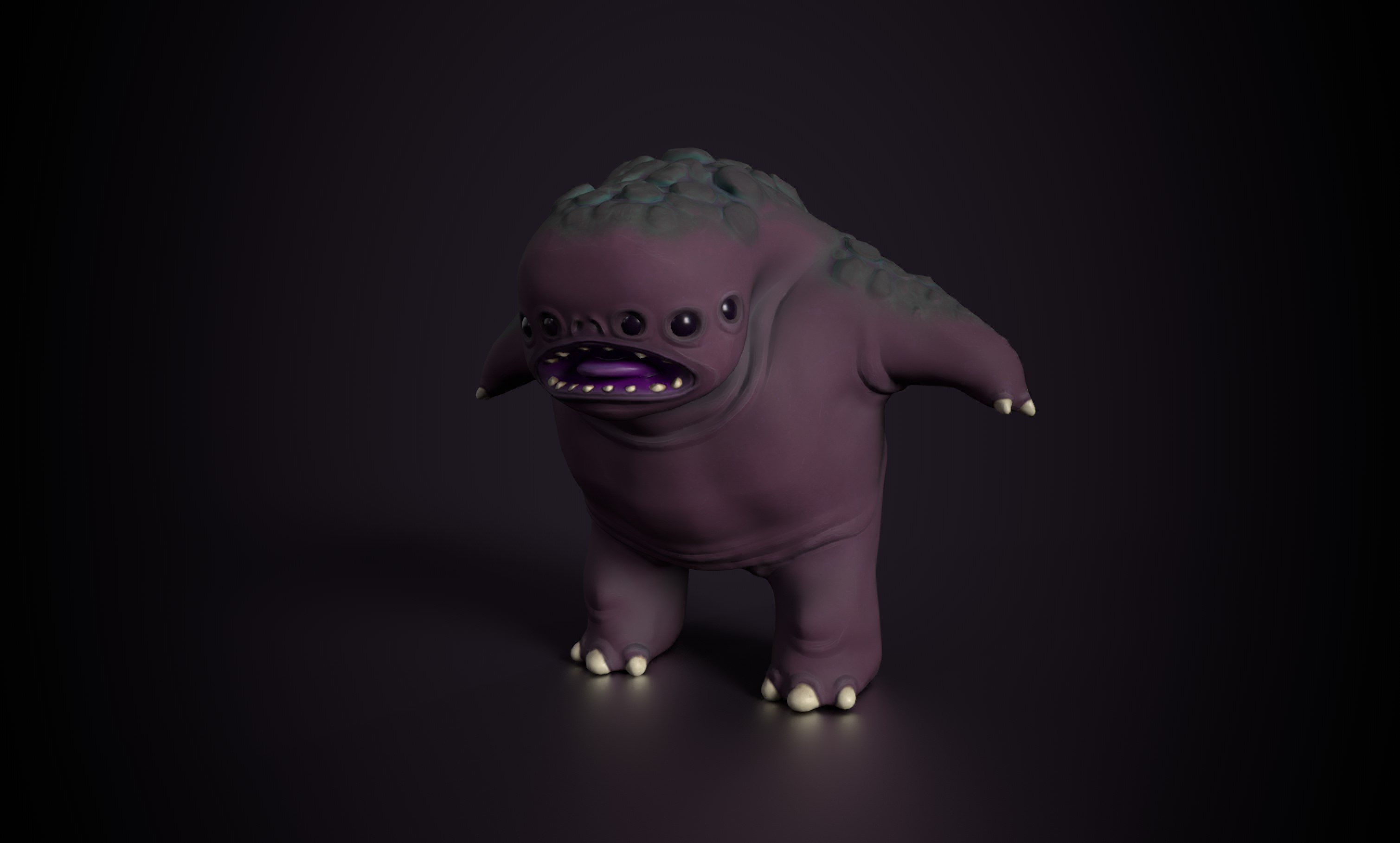 Moss Grump creature concept