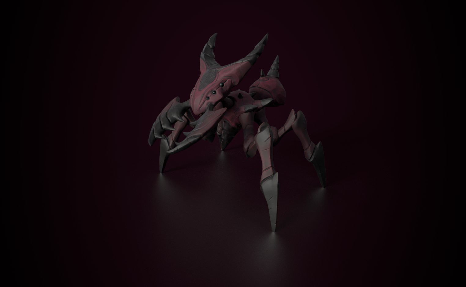 Spine Crawler creature concept